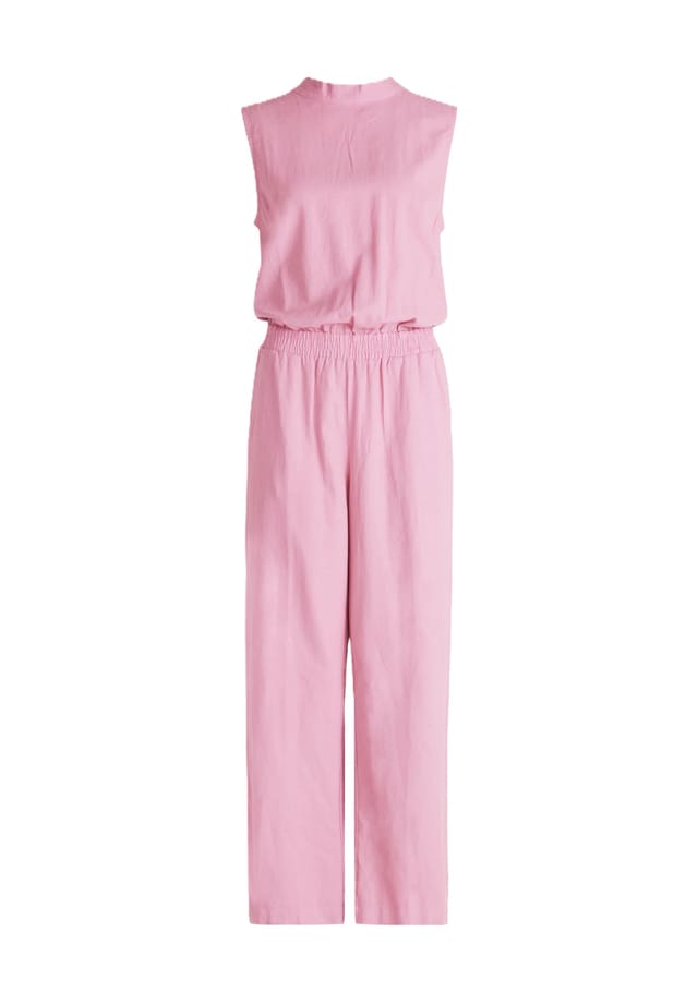 Комбинезон с воротником-стойкой содержание льна Cartoon, сиреневый
Комбинезон с воротником-стойкой содержание льна Cartoon, сиреневый