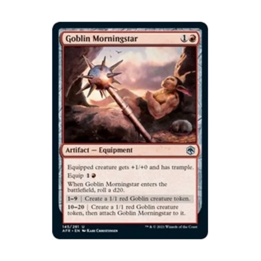 CCG Гоблин Морнингстар (U), MTG - Adventures in the Forgotten Realms
CCG Гоблин Морнингстар (U), MTG - Adventures in the Forgotten Realms