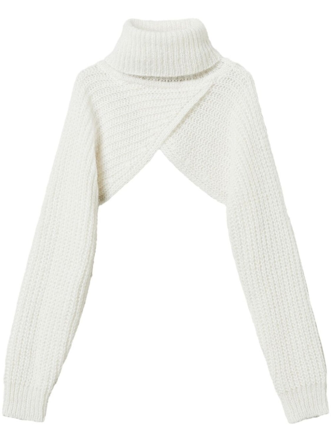 TWINSET трикотажный свитер с высоким воротом, белый
TWINSET трикотажный свитер с высоким воротом, белый