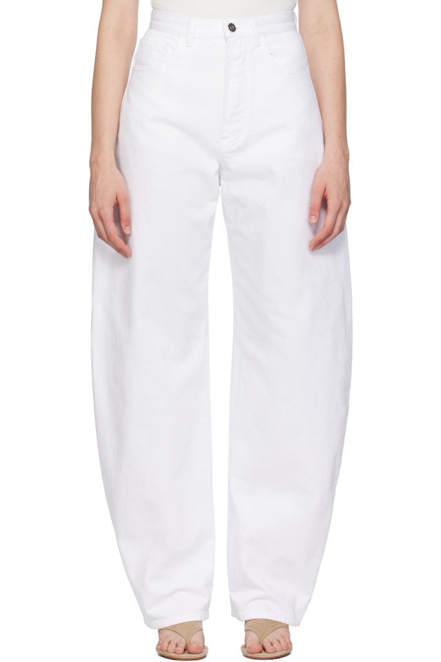 Новые круглые джинсы Alaïa, цвет blanc
Новые круглые джинсы Alaïa, цвет blanc