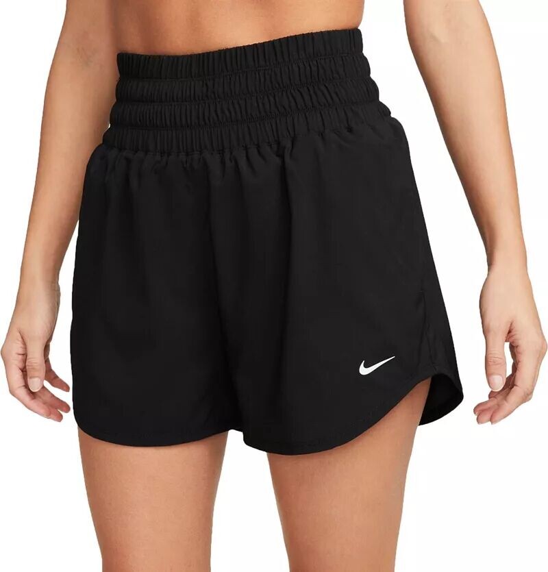 Женские шорты Nike One Dri-FIT с короткой подкладкой и ультравысокой талией (3 дюйма), черный
Женские шорты Nike One Dri-FIT с короткой подкладкой и ультравысокой талией (3 дюйма), черный
