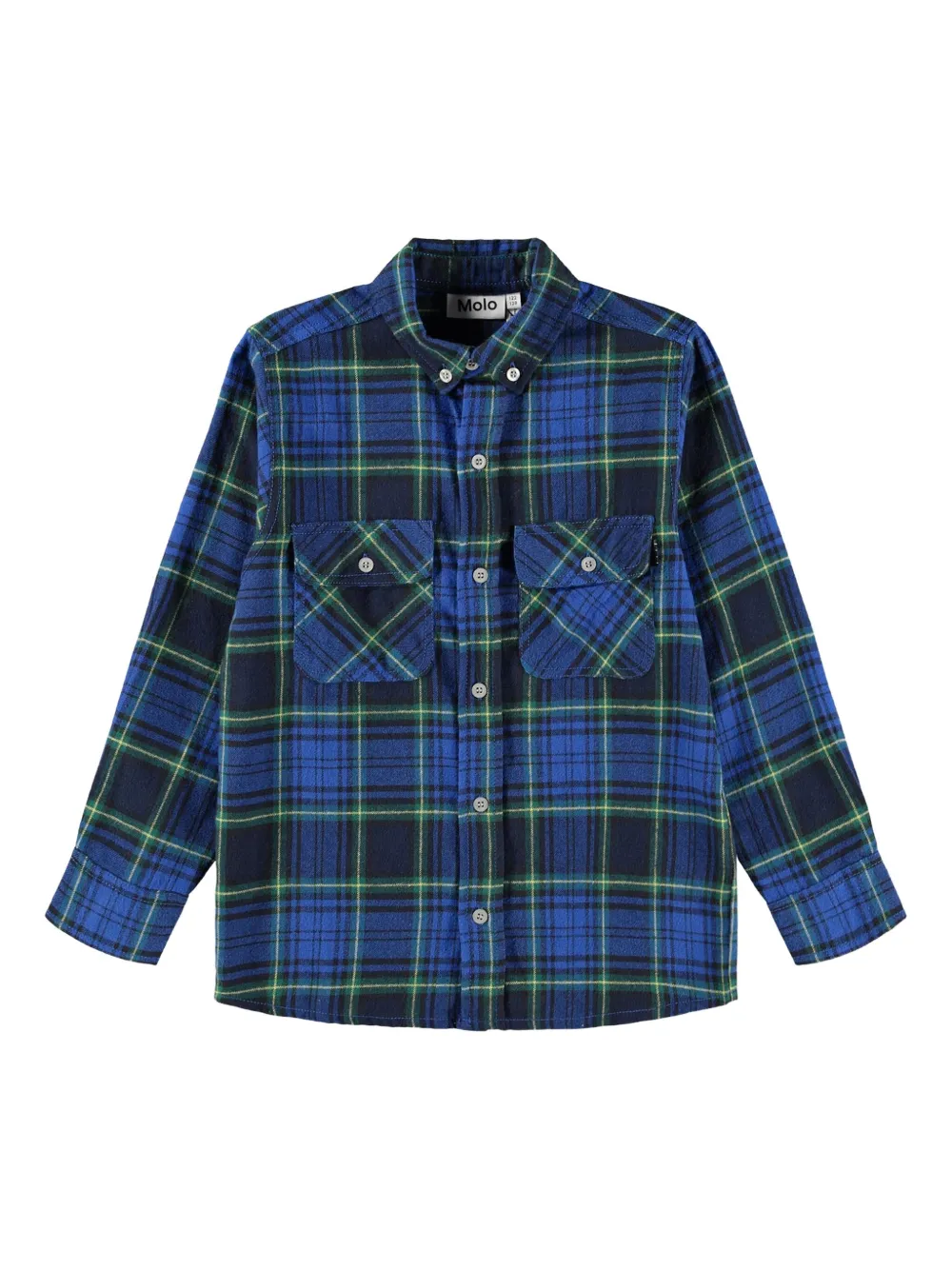 Клетчатая рубашка на пуговицах Molo, синий
Клетчатая рубашка на пуговицах Molo, синий