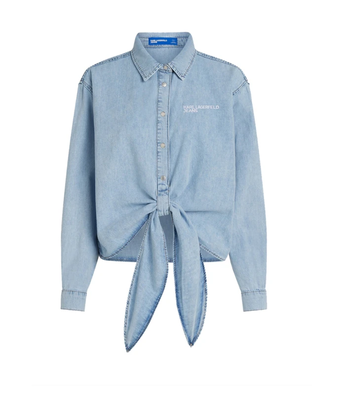 Джинсовая рубашка с галстуком Karl Lagerfeld, синий
Джинсовая рубашка с галстуком Karl Lagerfeld, синий