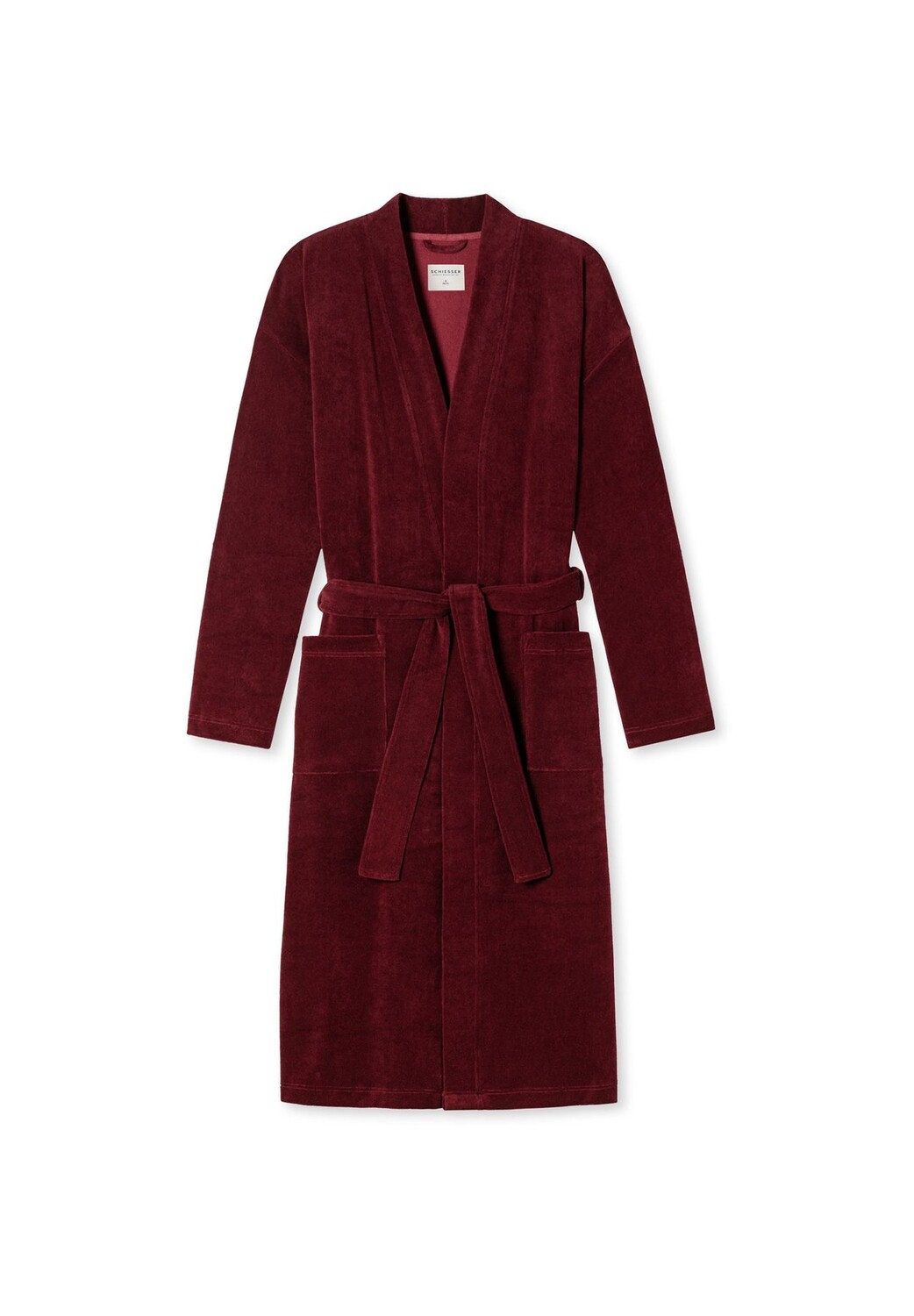 Халат Перо Терри SCHIESSER, бордовый 
Халат Перо Терри SCHIESSER, бордовый