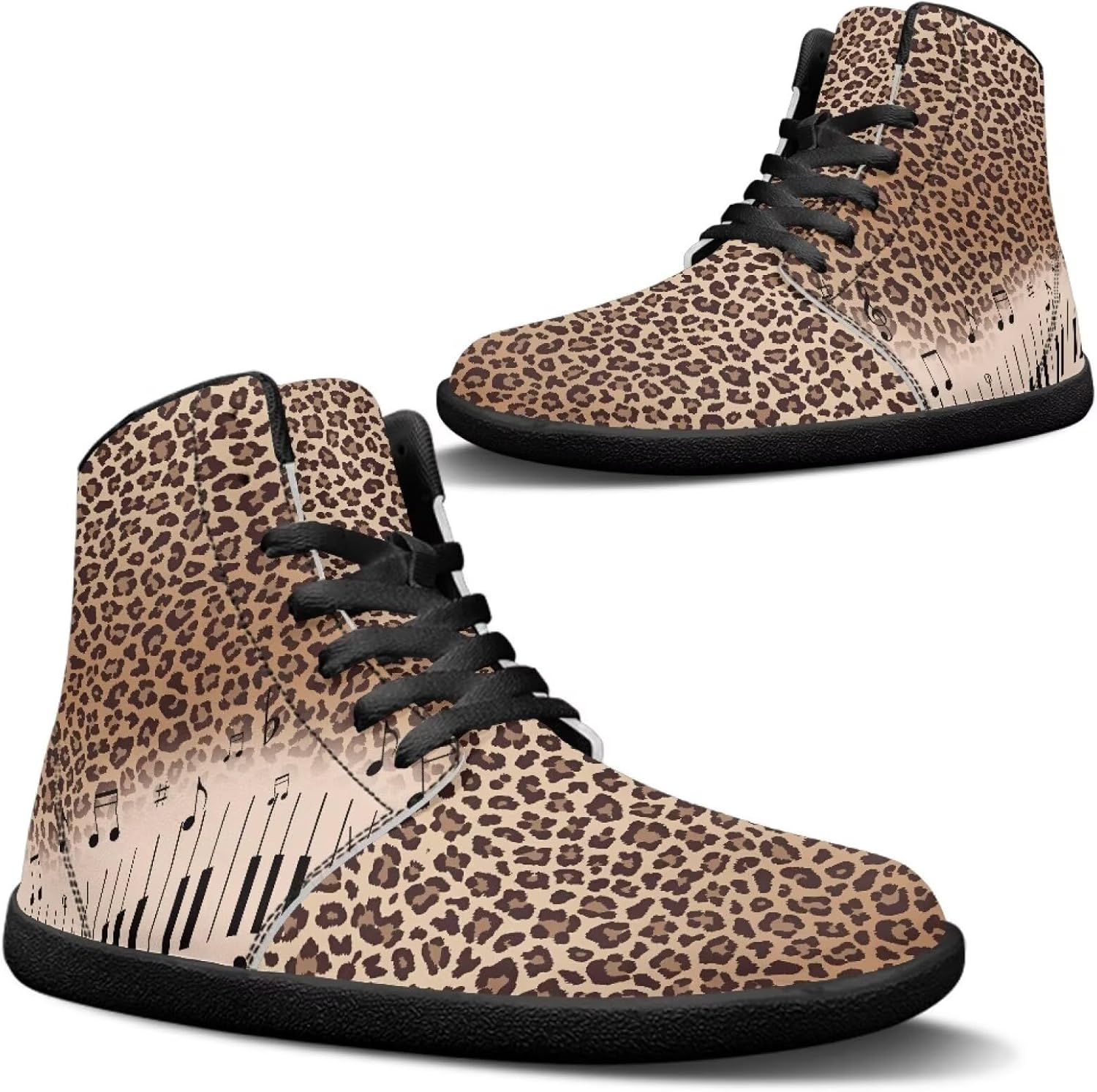 Унисекс высокие кеды из ПУ-кожи для повседневной носки, шнуровка, нескользящие, стиль barefoot Goronwyfloyd, Leopard and Piano Key
Унисекс высокие кеды из ПУ-кожи для повседневной носки, шнуровка, нескользящие, стиль barefoot Goronwyfloyd, Leopard and Piano Key