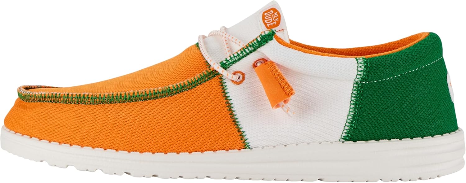 Мужские кроссовки Hey Dude Wally-Tri Varsity Sport Mesh, Мужская обувь, Мужские слипоны, Удобные и легкие Heydude, белый/зеленый/оранжевый
Мужские кроссовки Hey Dude Wally-Tri Varsity Sport Mesh, Мужская обувь, Мужские слипоны, Удобные и легкие Heydude, белый/зеленый/оранжевый