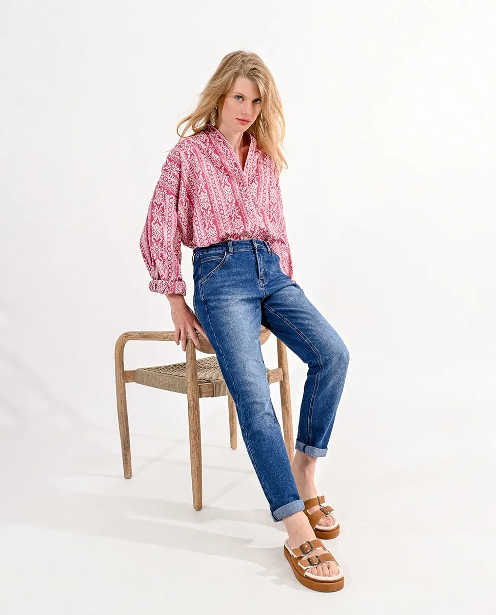 Женские прямые джинсы с высокой талией Molly Bracken, тёмно-синий
Женские прямые джинсы с высокой талией Molly Bracken, тёмно-синий