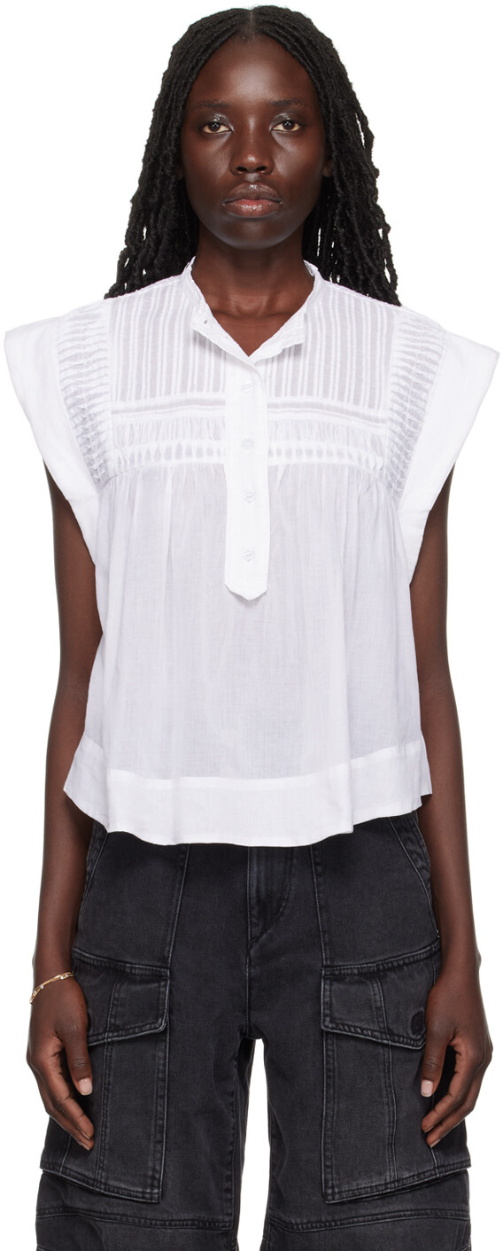 Белая блузка Leaza Isabel Marant Etoile
Белая блузка Leaza Isabel Marant Etoile