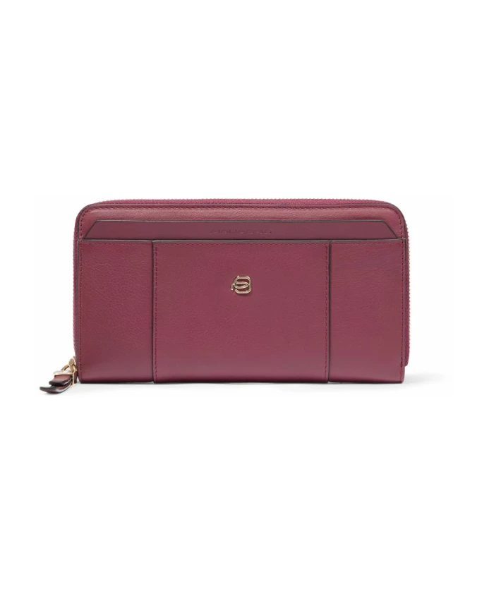 Женский кошелек с застежкой-молнией по всему периметру, четырьмя отделениями, карманом для монет и слотами для кредитных карт, с защитой от RFID-сканирования. Piquadro, красный
Женский кошелек с застежкой-молнией по всему периметру, четырьмя отделениями, карманом для монет и слотами для кредитных карт, с защитой от RFID-сканирования. Piquadro, красный