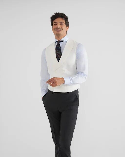 Мужской церемониальный костюм-жилет Silbon, белый
Мужской церемониальный костюм-жилет Silbon, белый