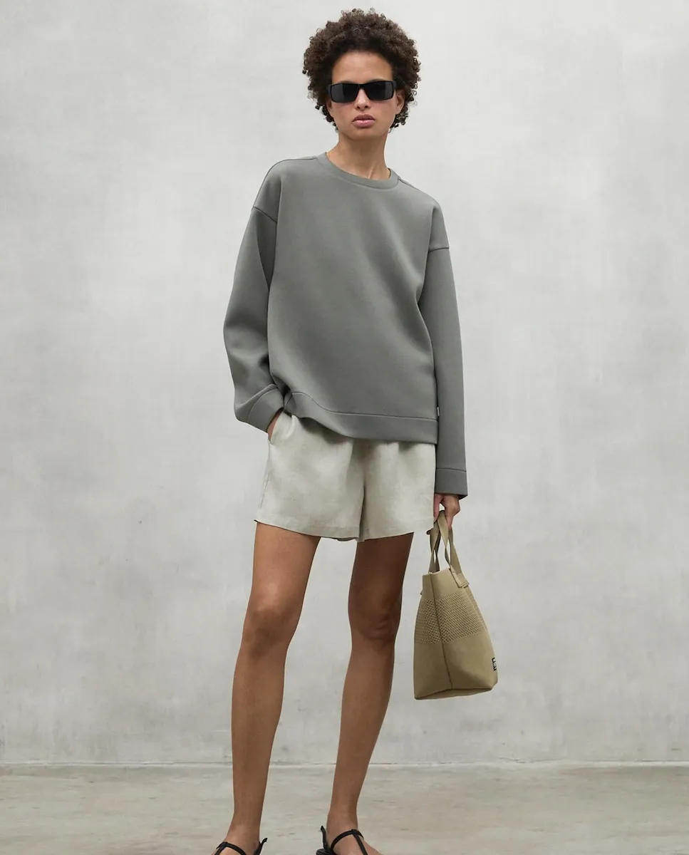 Простые женские шорты с эластичным поясом и регулировкой шнурком Ecoalf, бежевый
Простые женские шорты с эластичным поясом и регулировкой шнурком Ecoalf, бежевый