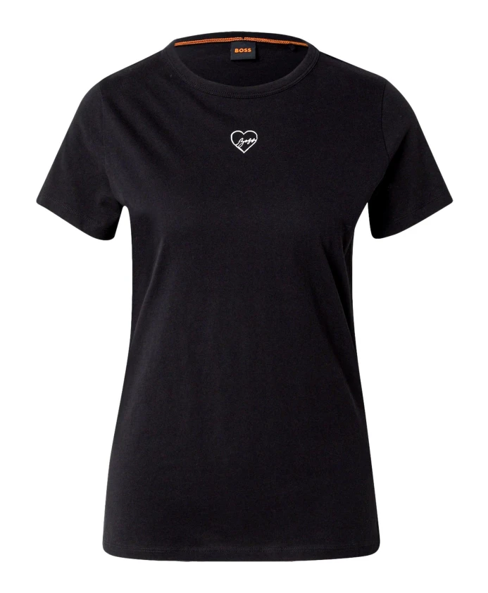 Женская футболка с вышитым логотипом, черная Hugo, черный
Женская футболка с вышитым логотипом, черная Hugo, черный