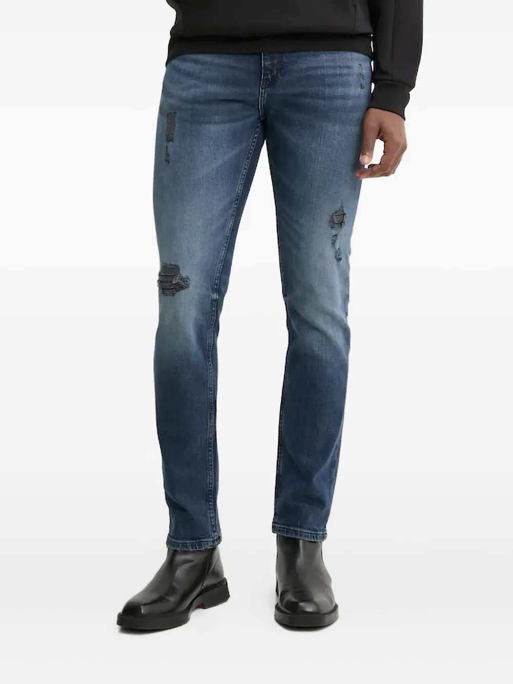 Рваные узкие джинсы HUGO, синий
Рваные узкие джинсы HUGO, синий