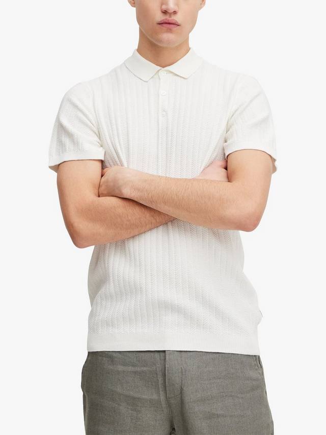 Карл короткий рукав вязаное поло Casual Friday, Ecru
Карл короткий рукав вязаное поло Casual Friday, Ecru