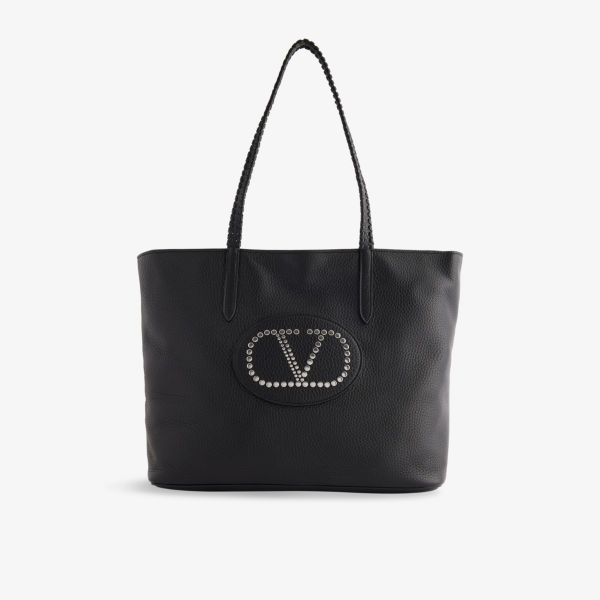 Сумка кожаная Valentino Garavani Avec toi с логотипом, черный
Сумка кожаная Valentino Garavani Avec toi с логотипом, черный