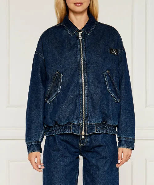 Джинсовая куртка-бомбер Calvin Klein Jeans, синий
Джинсовая куртка-бомбер Calvin Klein Jeans, синий