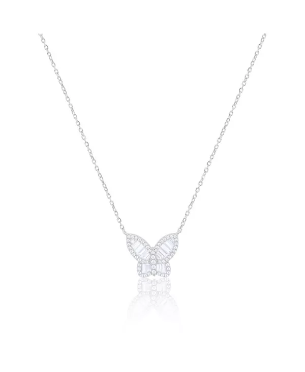 Колье с бабочкой из белого золота с фианитами огранки «багет» Etoielle, white
Колье с бабочкой из белого золота с фианитами огранки «багет» Etoielle, white