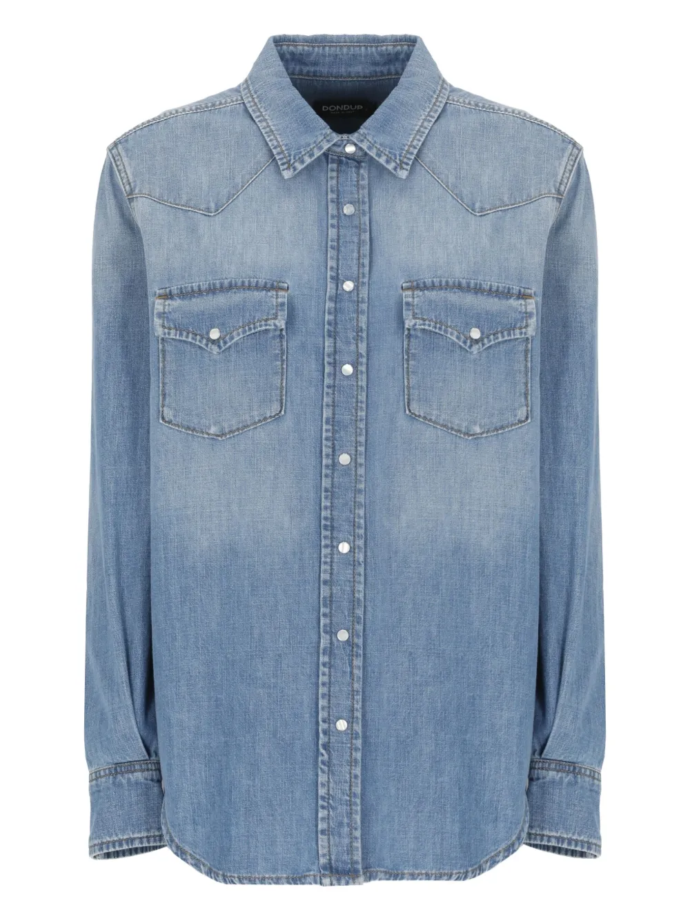 Джинсовая рубашка с карманами DONDUP, синий
Джинсовая рубашка с карманами DONDUP, синий