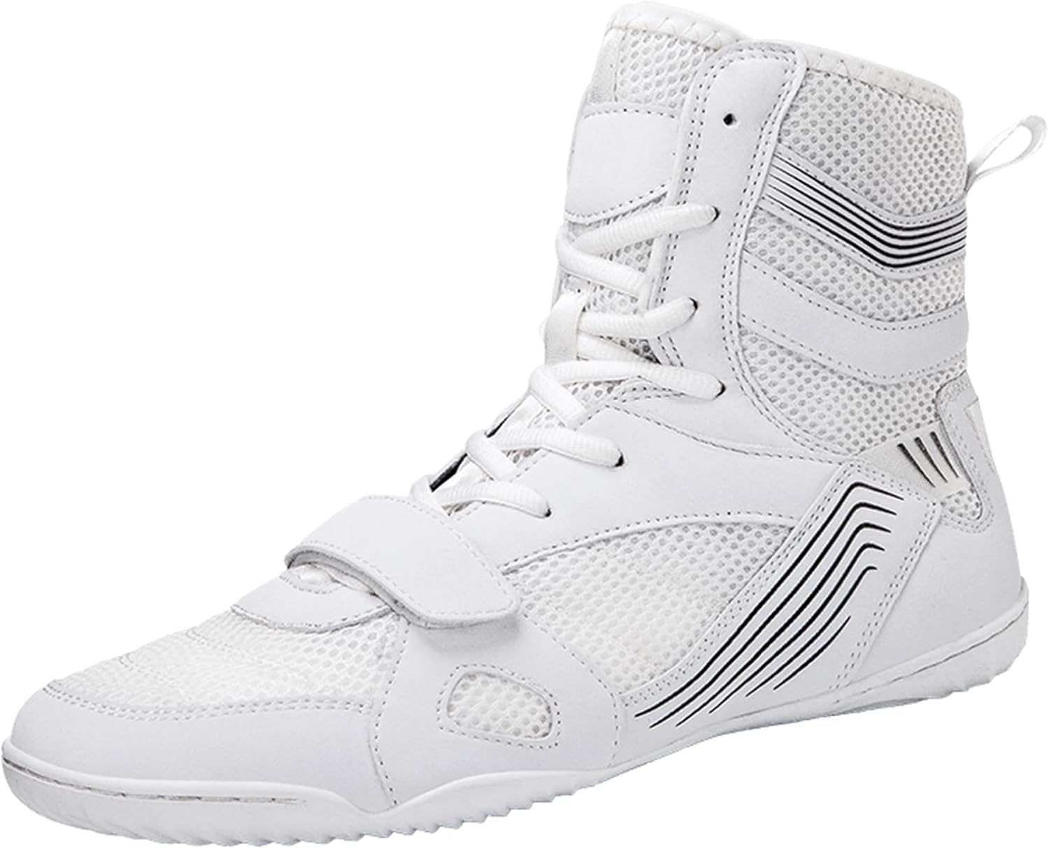 Мужские боксерские ботинки, противоскользящие легкие спортивные кроссовки для борьбы с шнуровкой, сетчатые для спарринга и тренажерного зала Ukuboxbag, белый
Мужские боксерские ботинки, противоскользящие легкие спортивные кроссовки для борьбы с шнуровкой, сетчатые для спарринга и тренажерного зала Ukuboxbag, белый