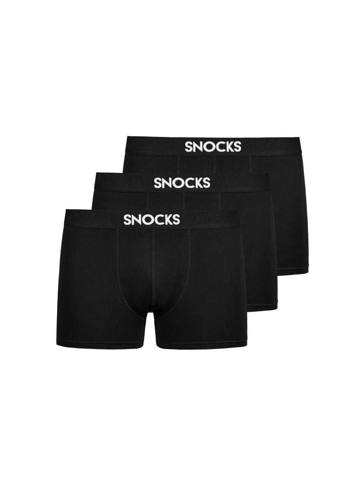 SNOCKS Боксерские шорты премиум-класса с логотипом, 3 штуки, черные
SNOCKS Боксерские шорты премиум-класса с логотипом, 3 штуки, черные