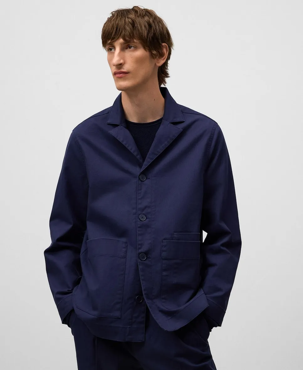 Мужская куртка на пуговицах с карманами Adolfo Dominguez, темно-синий
Мужская куртка на пуговицах с карманами Adolfo Dominguez, темно-синий