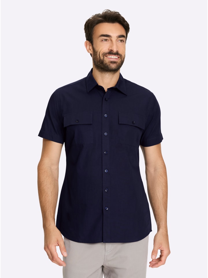 Рубашка с короткими рукавами темно-синего цвета WITT WEIDEN
Рубашка с короткими рукавами темно-синего цвета WITT WEIDEN