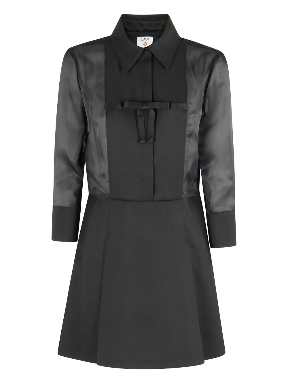 Мини-платье с длинными рукавами Casablanca, черный
Мини-платье с длинными рукавами Casablanca, черный