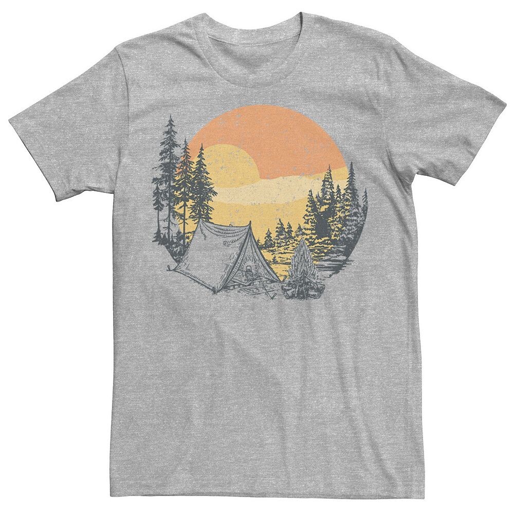 Мужская футболка для кемпинга, заката, леса, круга, сцены Licensed Character, черный
Мужская футболка для кемпинга, заката, леса, круга, сцены Licensed Character, черный