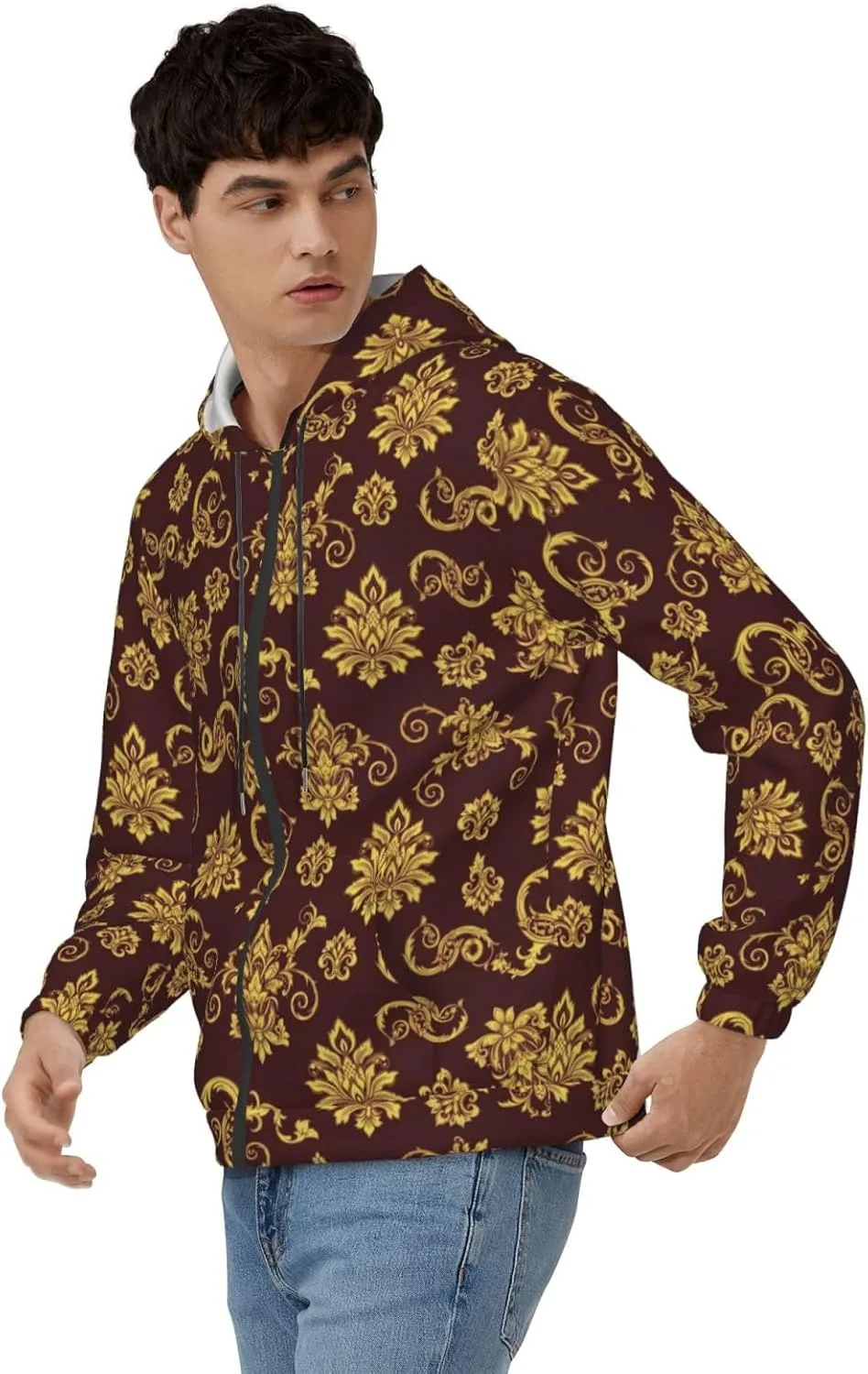 Толстовка с капюшоном для мужчин Casual Full Zip Up KATVEESC
Толстовка с капюшоном для мужчин Casual Full Zip Up KATVEESC