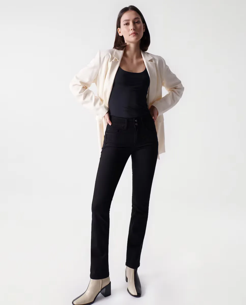 Узкие джинсы скинни Women's Secret с высокой посадкой и пуш-ин Salsa Jeans, черный
Узкие джинсы скинни Women's Secret с высокой посадкой и пуш-ин Salsa Jeans, черный