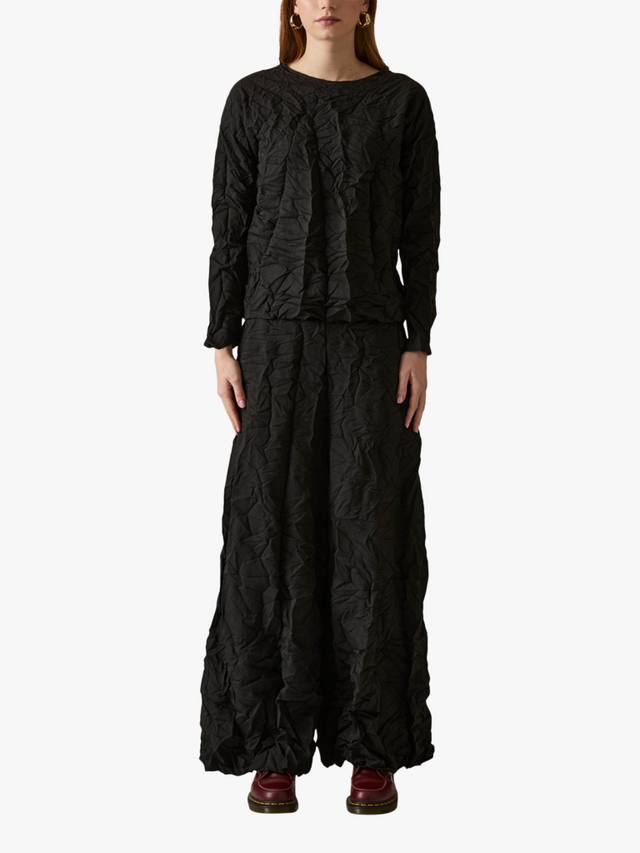 Мятые брюки James Lakeland, черный
Мятые брюки James Lakeland, черный