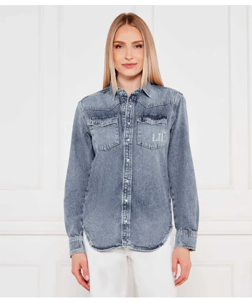 Джинсовая рубашка Relaxed fit Liu Jo, синий
Джинсовая рубашка Relaxed fit Liu Jo, синий