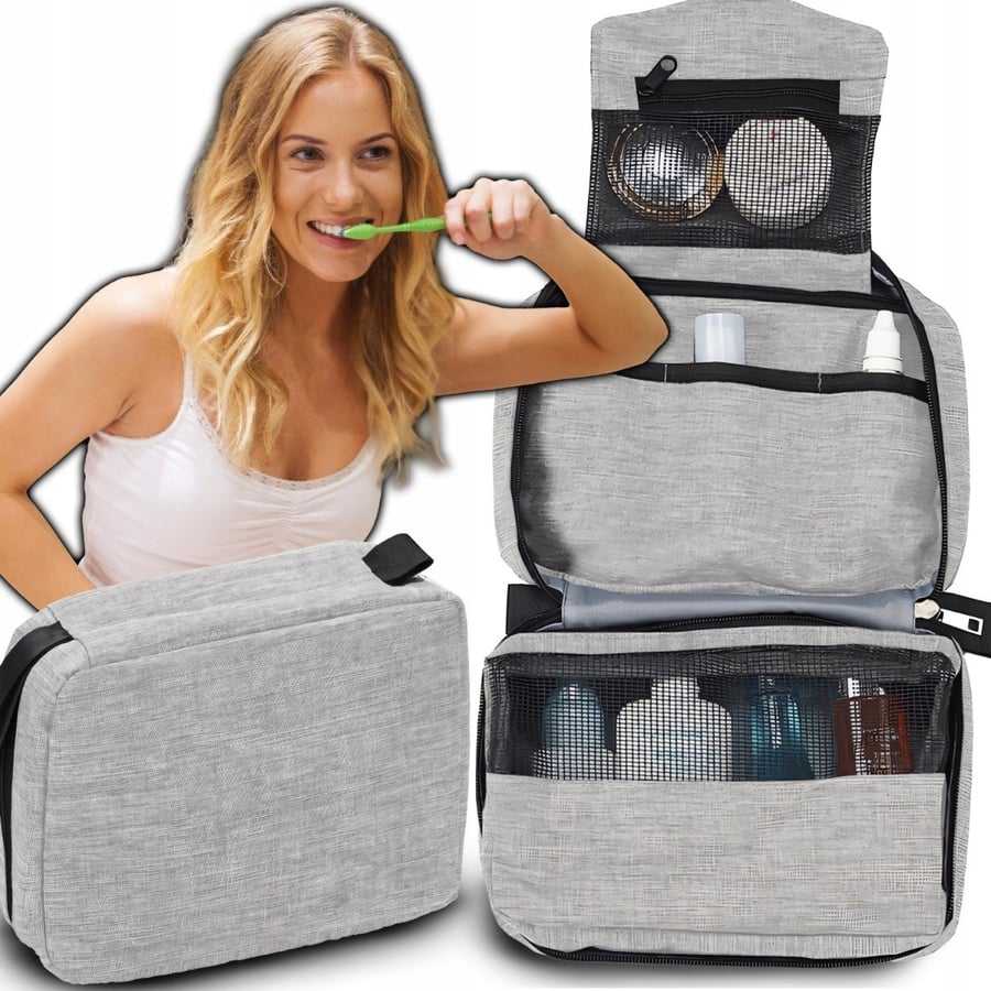 ДОРОЖНАЯ КОСМЕТИЧКА ЖЕНСКАЯ МУЖСКАЯ СУМКА-ОРГАНИЗАТОР ПОДВЕШИВАЯ С КРЮЧКОМ СЕРАЯ Inna marka
ДОРОЖНАЯ КОСМЕТИЧКА ЖЕНСКАЯ МУЖСКАЯ СУМКА-ОРГАНИЗАТОР ПОДВЕШИВАЯ С КРЮЧКОМ СЕРАЯ Inna marka