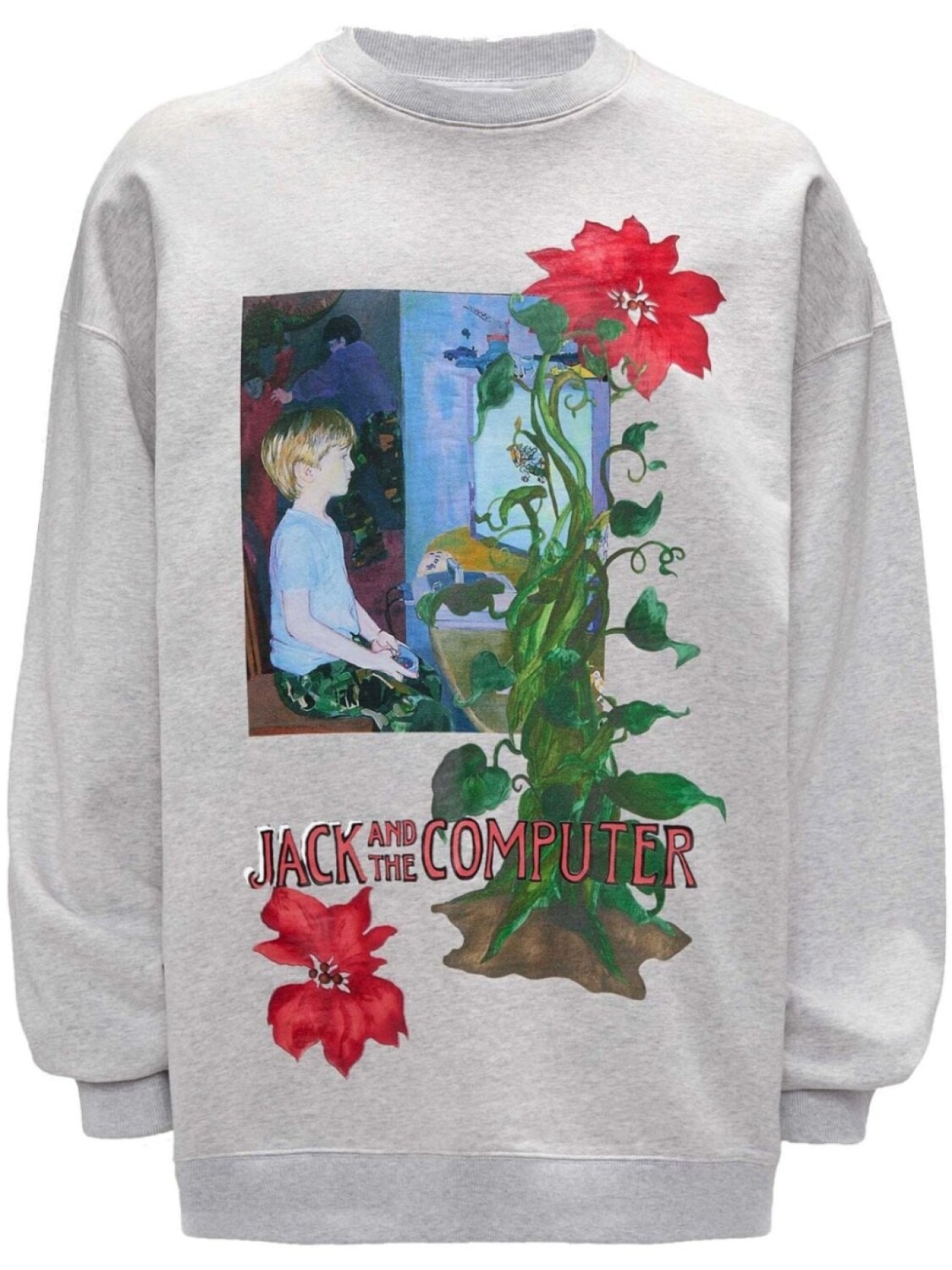 JW Anderson толстовка с круглым вырезом и графическим принтом, серый
JW Anderson толстовка с круглым вырезом и графическим принтом, серый