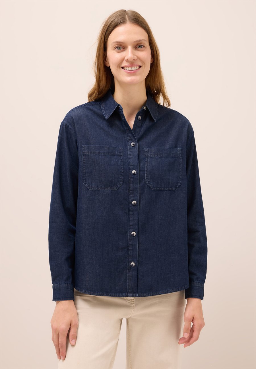 Блуза Cecil Button-down blouse, Blau/Blue
Блуза Cecil Button-down blouse, Blau/Blue