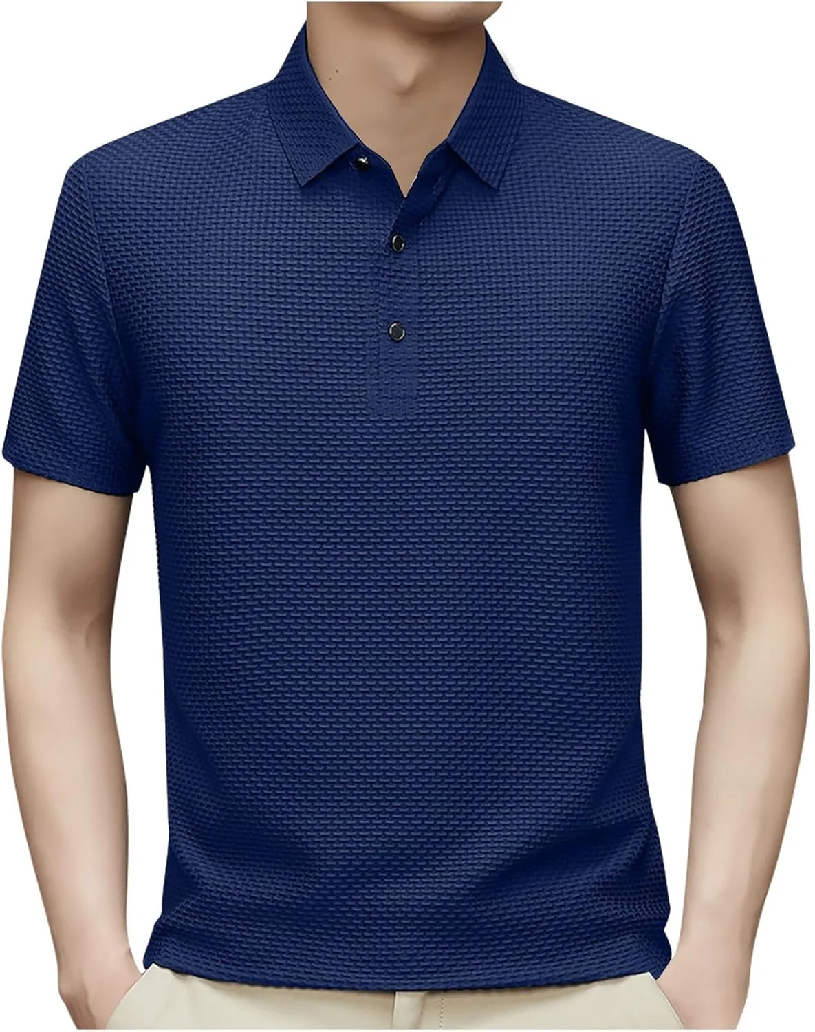 Мужская поло Bubble Jacquard с коротким рукавом, легкая и дышащая QUNPIU
Мужская поло Bubble Jacquard с коротким рукавом, легкая и дышащая QUNPIU