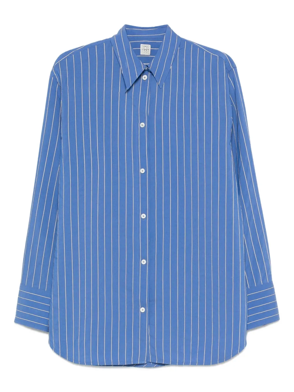 Рубашка в полоску TOTEME, синий
Рубашка в полоску TOTEME, синий