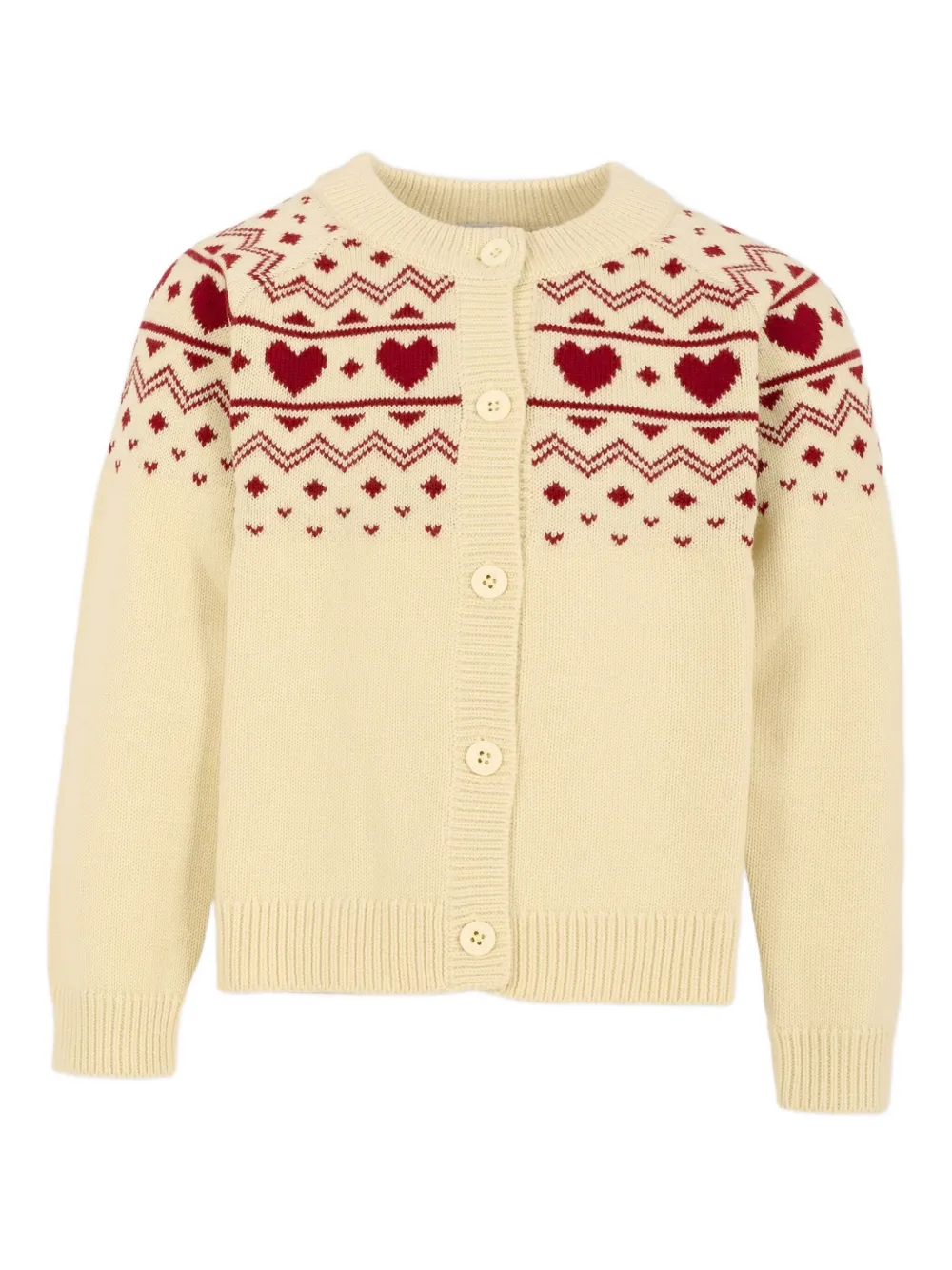 Кардиган на пуговицах с сердечным узором Petit Bateau, нейтральный
Кардиган на пуговицах с сердечным узором Petit Bateau, нейтральный
