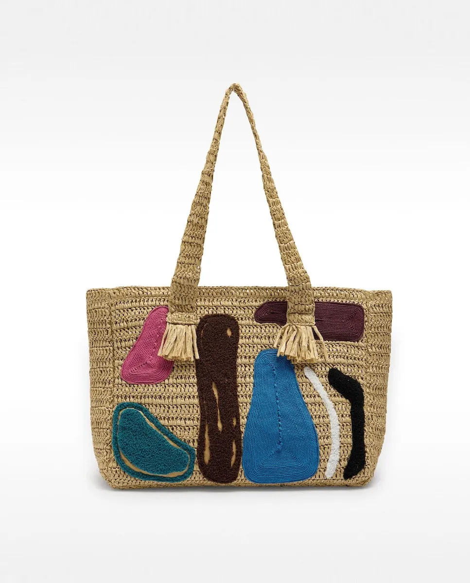 Сумка-шоппер через плечо с застежкой-молнией и разноцветными нашивками Parfois, коричневый
Сумка-шоппер через плечо с застежкой-молнией и разноцветными нашивками Parfois, коричневый