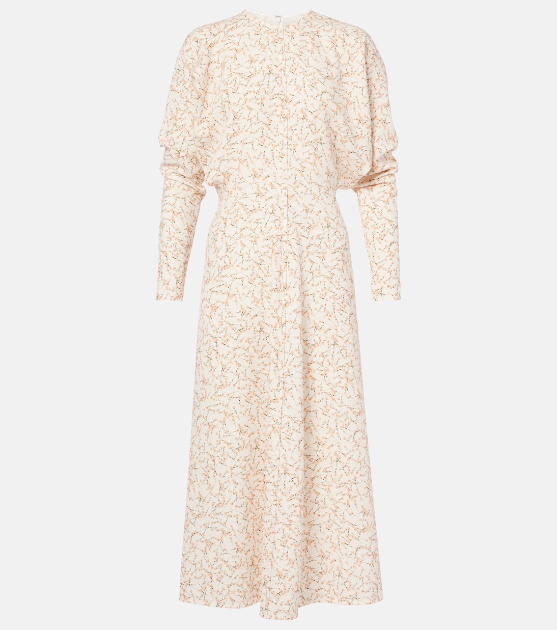 Платье миди с принтом летучая мышь Victoria Beckham, Floral Ovation Peach
Платье миди с принтом летучая мышь Victoria Beckham, Floral Ovation Peach