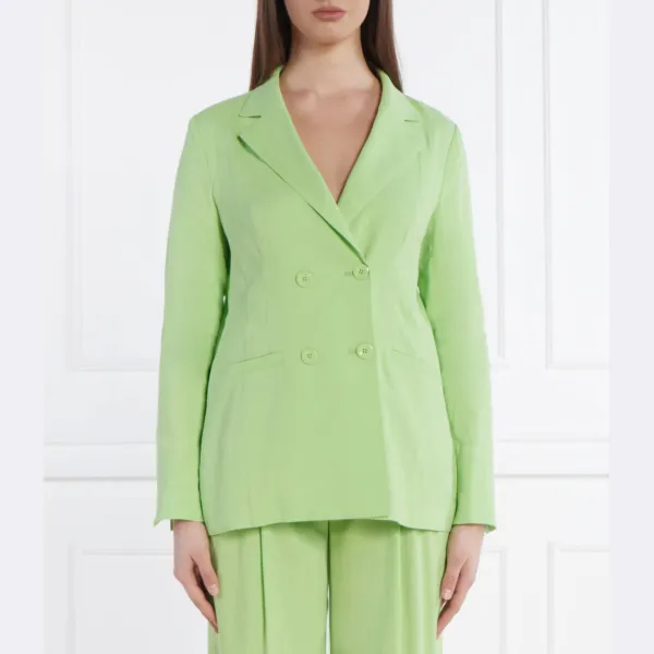 Элегантный льняной жакет классического кроя Marc Cain, зеленый
Элегантный льняной жакет классического кроя Marc Cain, зеленый