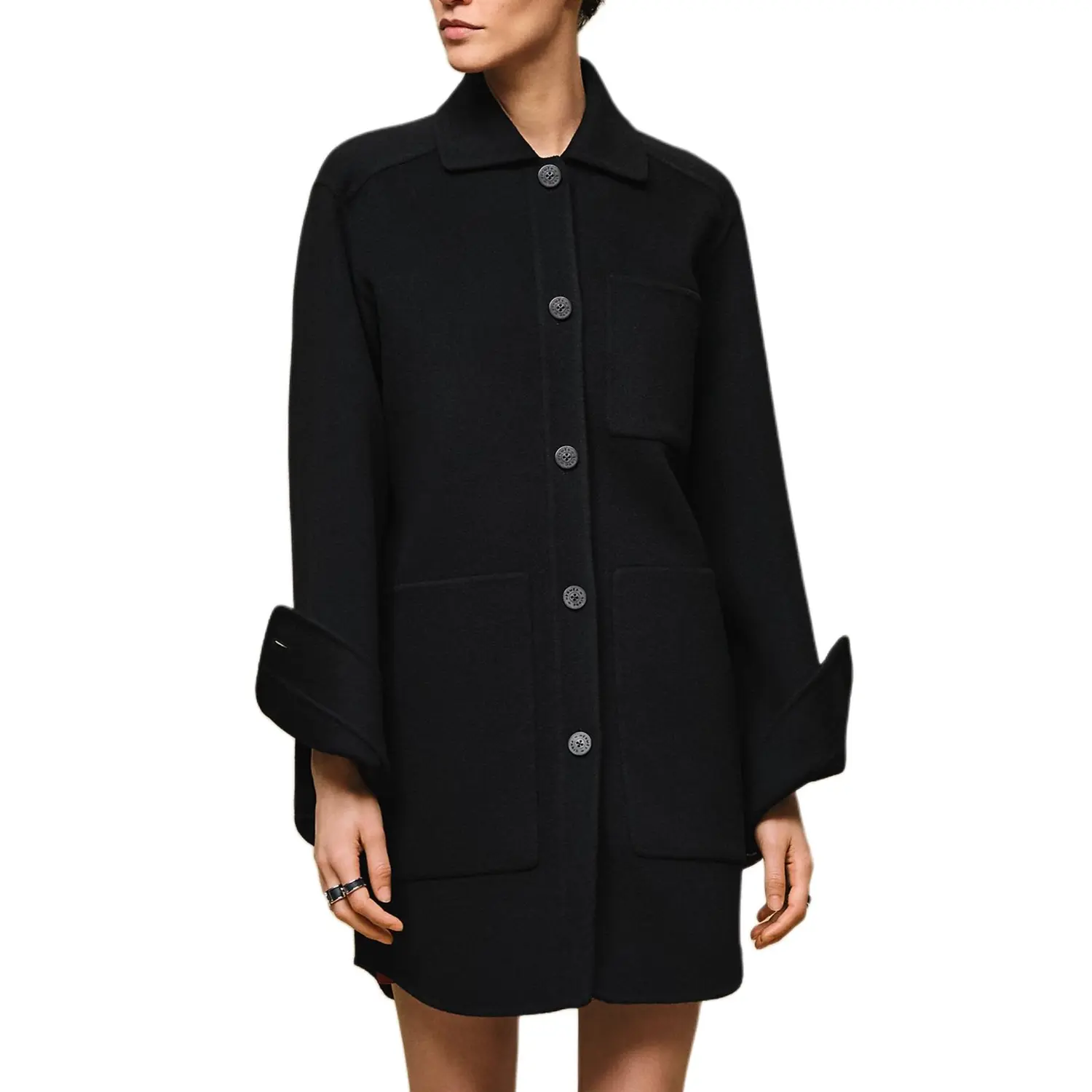 HERMES Пальто женское Black Lapel Moderate
HERMES Пальто женское Black Lapel Moderate