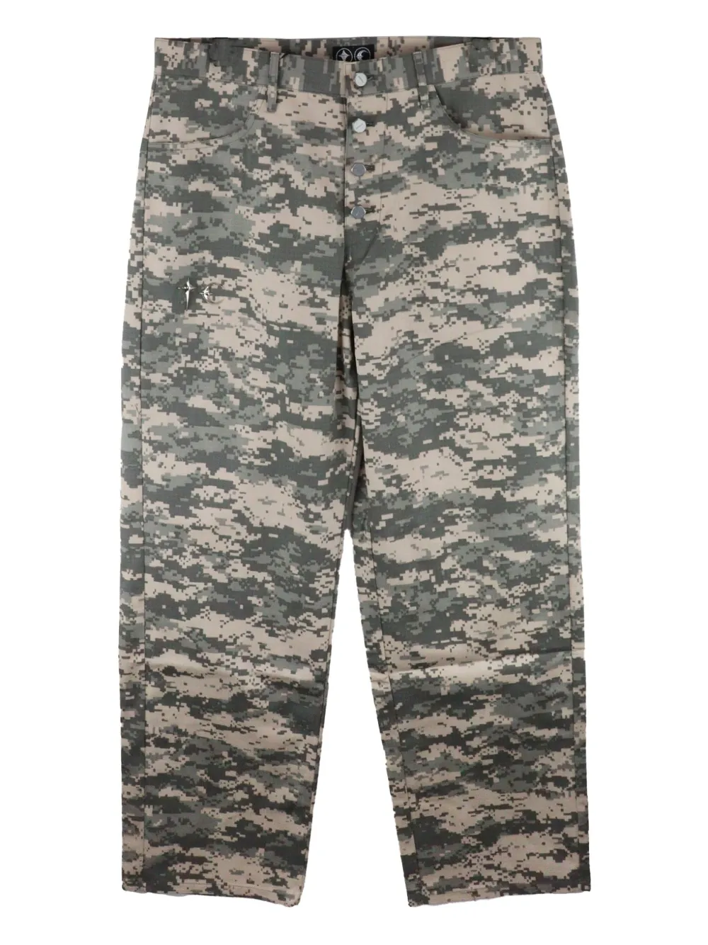 Брюки с камуфляжным принтом THUG CLUB, серый
Брюки с камуфляжным принтом THUG CLUB, серый