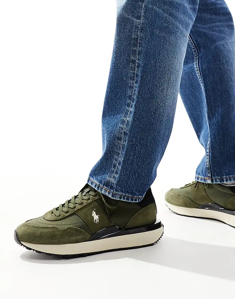 Кроссовки train '89 оливкового цвета с логотипом пони Polo Ralph Lauren
Кроссовки train '89 оливкового цвета с логотипом пони Polo Ralph Lauren