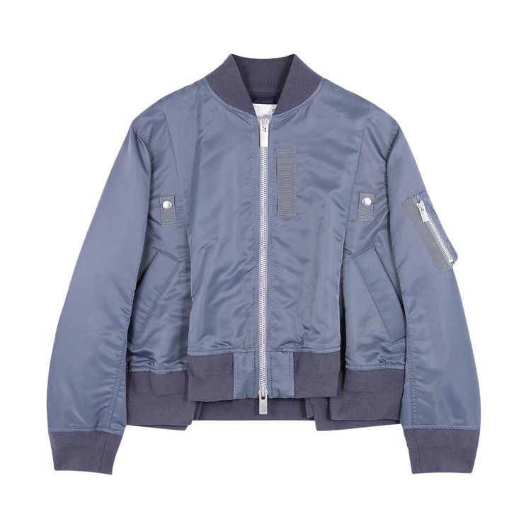Блузон Sacai Nylon Twill Blouson, Blue Grey
Блузон Sacai Nylon Twill Blouson, Blue Grey