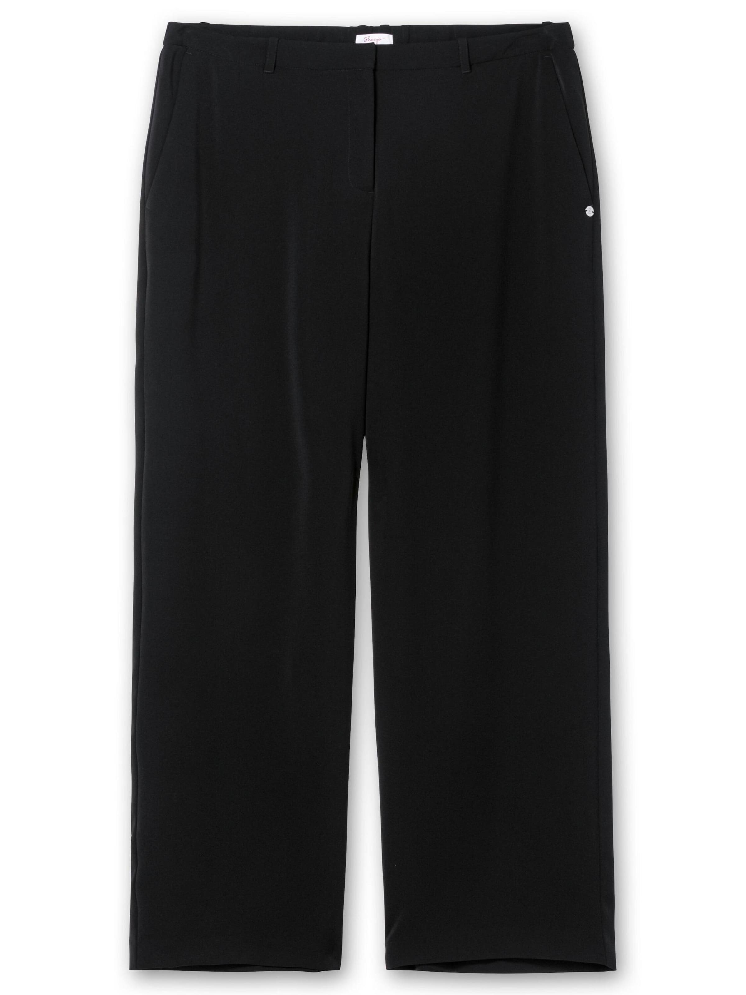 SHEEGO Широкие брюки в черном цвете
SHEEGO Широкие брюки в черном цвете