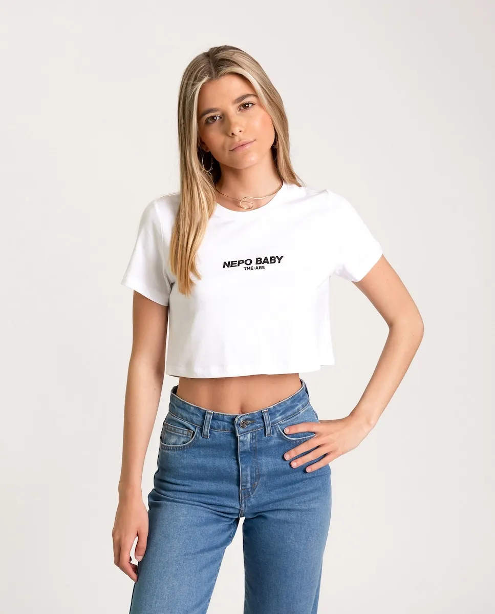 Женская футболка с коротким рукавом и логотипом The-Are, белый
Женская футболка с коротким рукавом и логотипом The-Are, белый