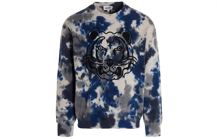 Свитер мужской Kenzo Tie-Dyed Tiger Detailed, синий
Свитер мужской Kenzo Tie-Dyed Tiger Detailed, синий