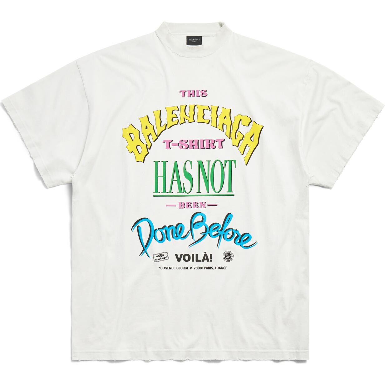 Футболка унисекс белая Balenciaga, белый
Футболка унисекс белая Balenciaga, белый