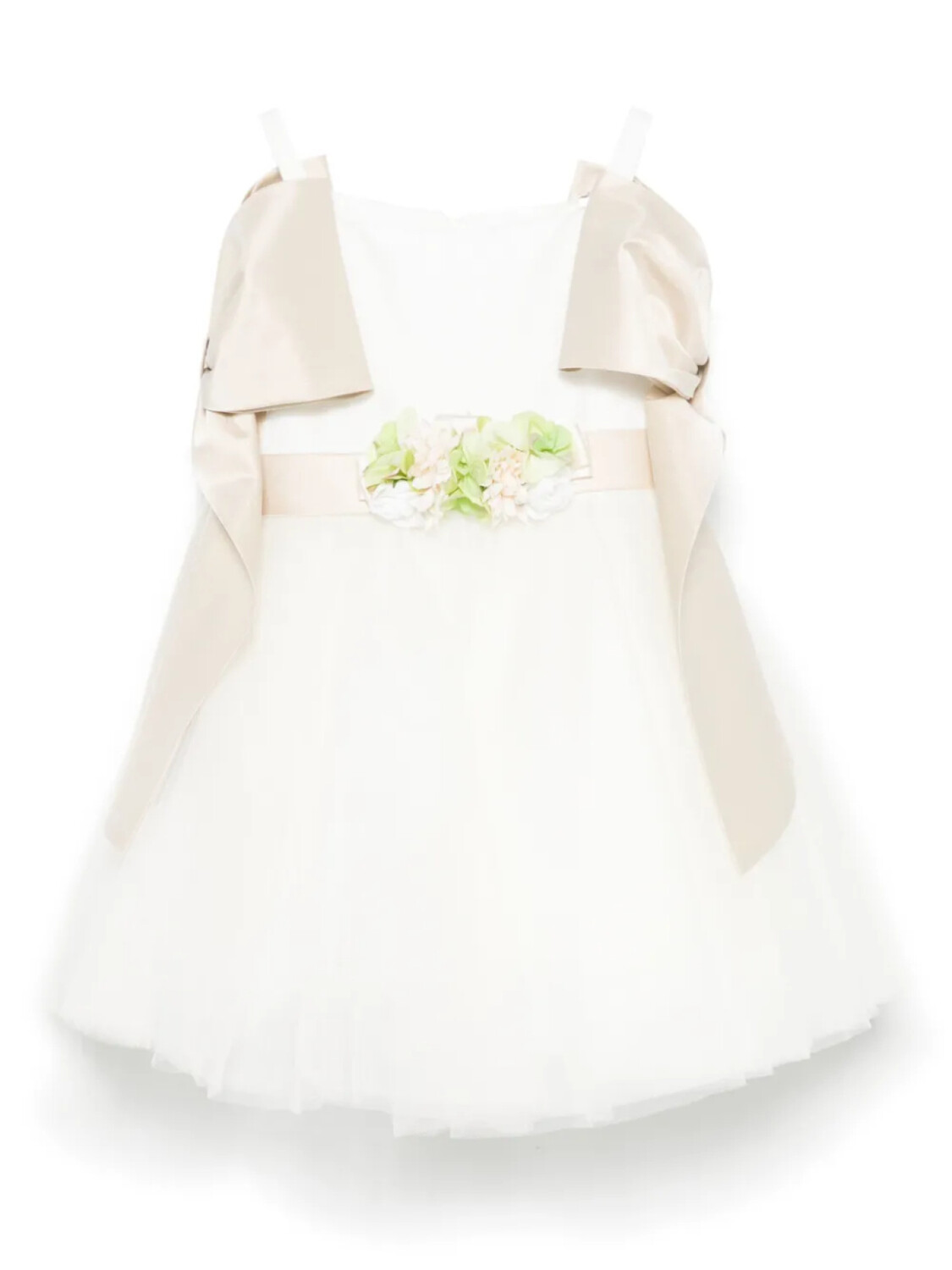 Платье Colorichiari с бантом, белый
Платье Colorichiari с бантом, белый